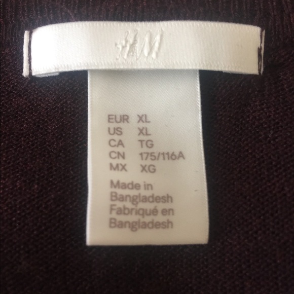 H&M long sleeve top size XL - Picture 3 of 3